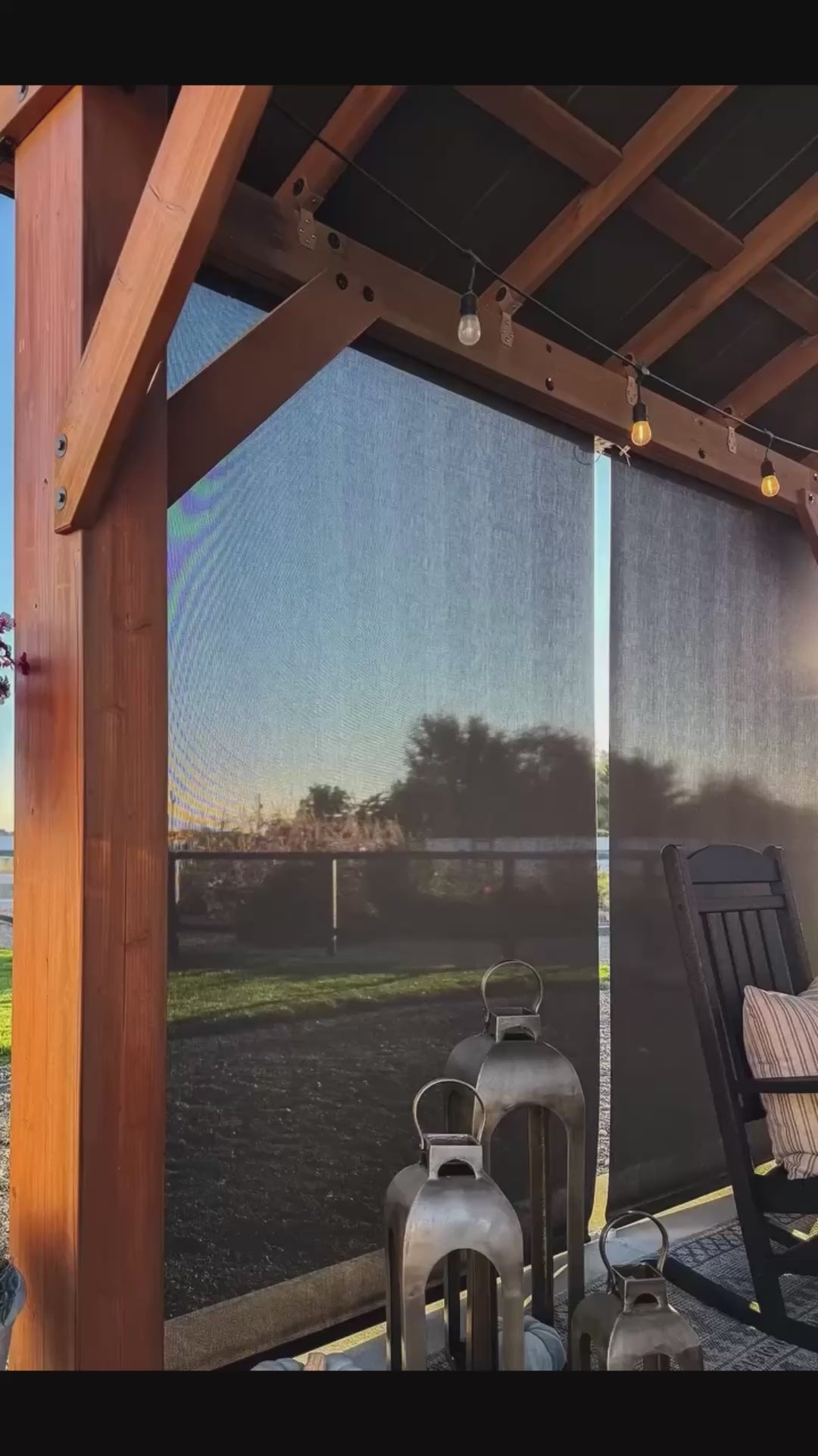Outdoor Wind Proof Shades